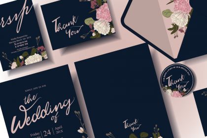 Drucksachen rund um die Hochzeit